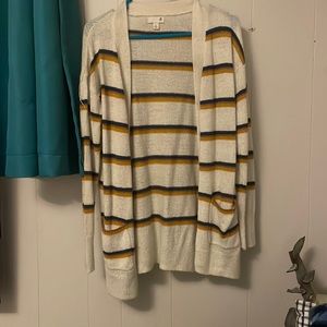 Multi colored cute, lightweight cardigan